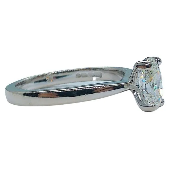 Oval Solitire Diamond Engagement Ring Image 2 Joint Venture Jewelry Cary, NC