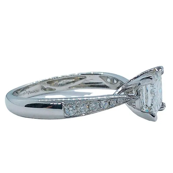 Princess Cut Diamond Engagement Ring Image 2 Joint Venture Jewelry Cary, NC