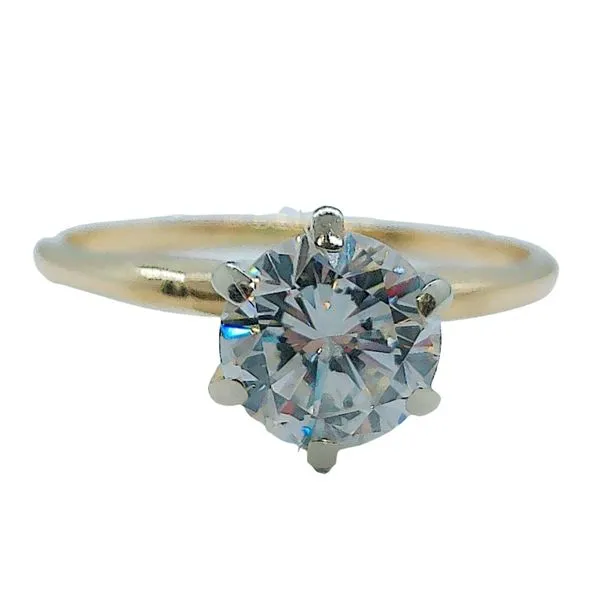 Round Diamond Solitarie Engagement Ring Joint Venture Jewelry Cary, NC