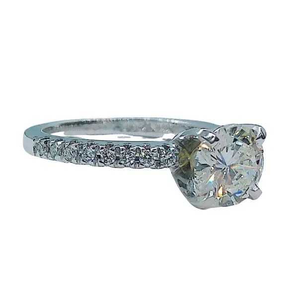 Round Diamond Engagement Ring Image 2 Joint Venture Jewelry Cary, NC