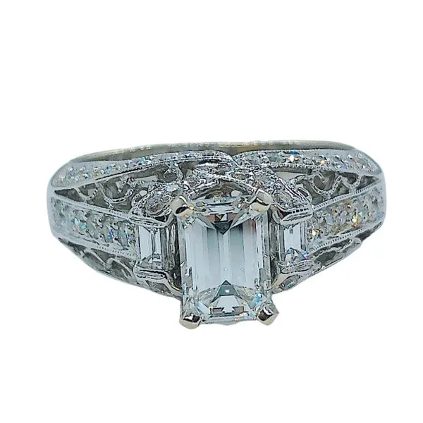 Emerald Cut Diamond Engagement Ring Joint Venture Jewelry Cary, NC