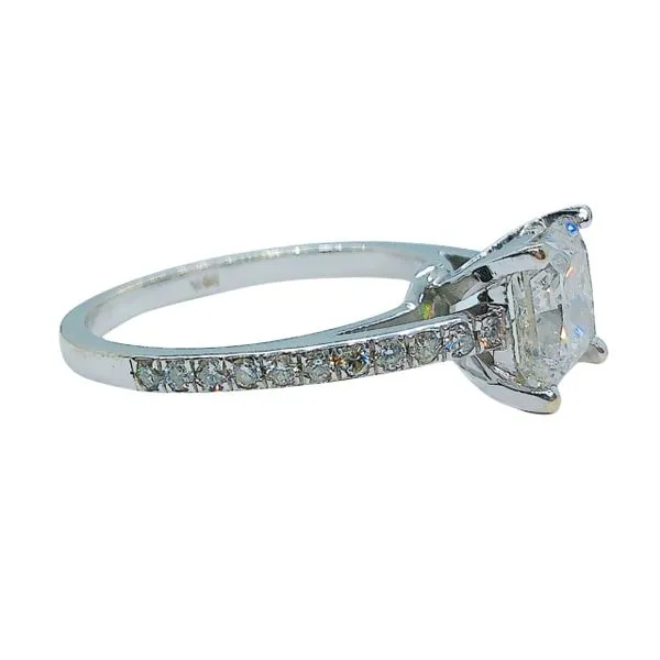 Princess Cut Diamond Engagement Ring Image 2 Joint Venture Jewelry Cary, NC
