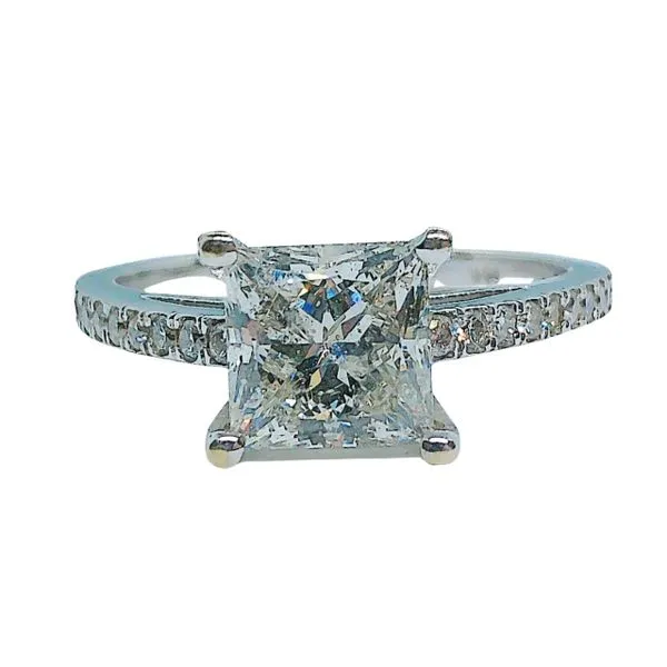 Princess Cut Diamond Engagement Ring Joint Venture Jewelry Cary, NC
