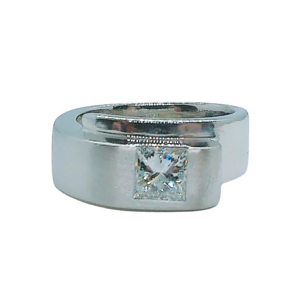 Contemporary Diamond Engagment Set Joint Venture Jewelry Cary, NC