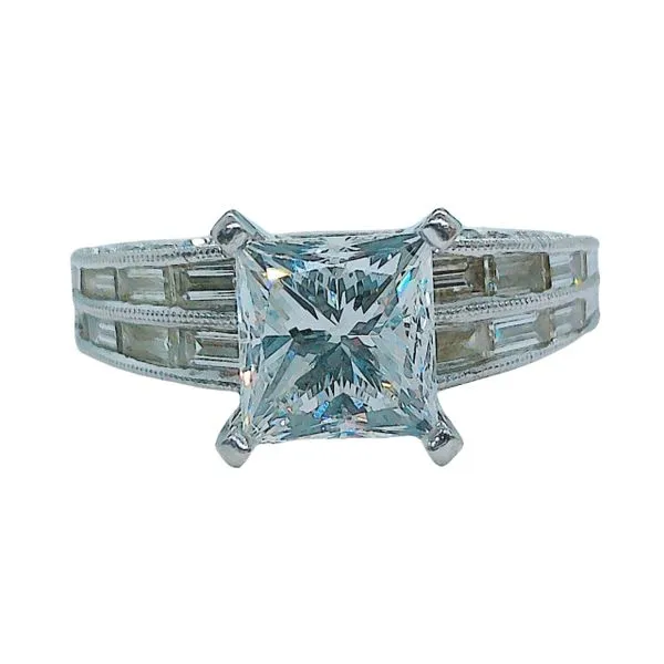 Pricess Cut Diamond Engagement Ring Joint Venture Jewelry Cary, NC