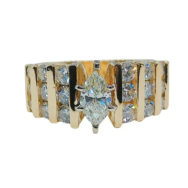 Marquise Cut Diamond Engagement Ring Joint Venture Jewelry Cary, NC