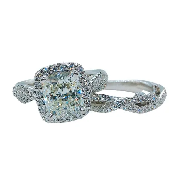 Verragio Diamond Engagement Ring Set Image 2 Joint Venture Jewelry Cary, NC