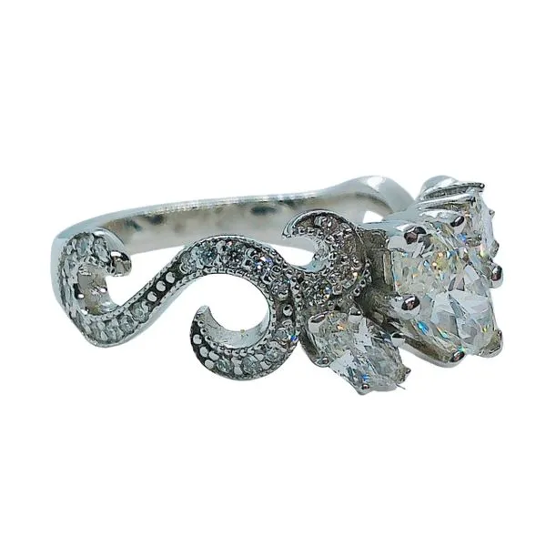 Marquise Cut Diamond Engagement Ring Image 2 Joint Venture Jewelry Cary, NC