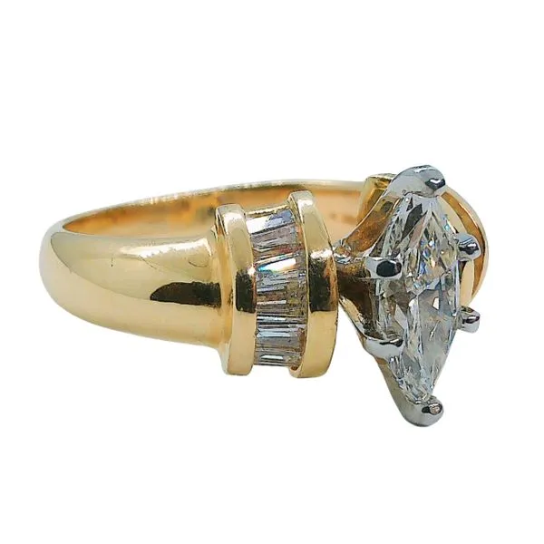 Marquise Cut Diamond Engagement Ring Image 2 Joint Venture Jewelry Cary, NC