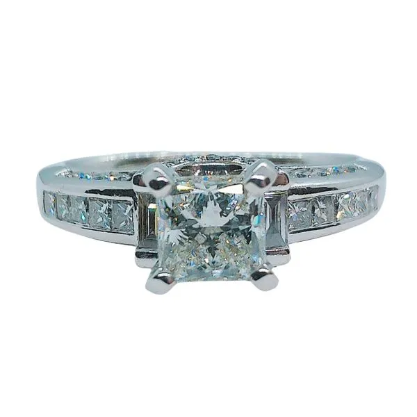 Princess Cut Diamond Engagement Ring Joint Venture Jewelry Cary, NC