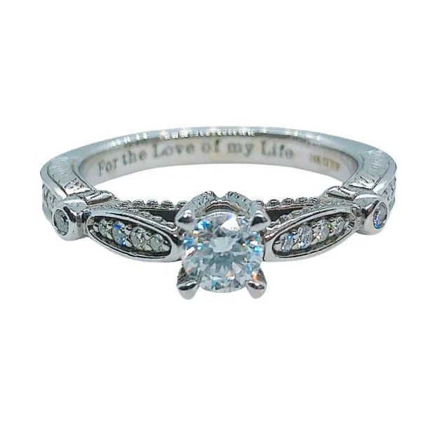 Round Brilliant Diamond Engagement Ring Joint Venture Jewelry Cary, NC