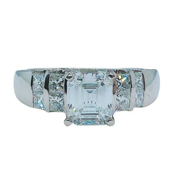 Emerald Cut Diamond Engagement Ring Joint Venture Jewelry Cary, NC