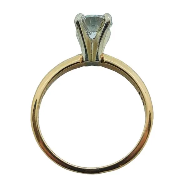 14k Yellow Gold 1.14ct Round Brilliant Cut Diamond Solitaire Engagement Ring Image 3 Joint Venture Jewelry Cary, NC
