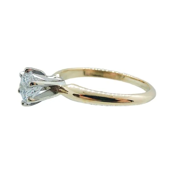 14k Yellow Gold 0.70 CT Round Diamond Solitaire Engagement Ring – F SI2 Image 2 Joint Venture Jewelry Cary, NC