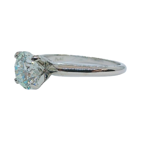 Platinum 1.15ct Round Diamond Solitaire Engagement Ring Image 2 Joint Venture Jewelry Cary, NC