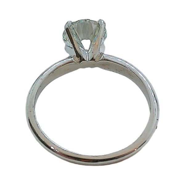 Platinum 1.15ct Round Diamond Solitaire Engagement Ring Image 3 Joint Venture Jewelry Cary, NC