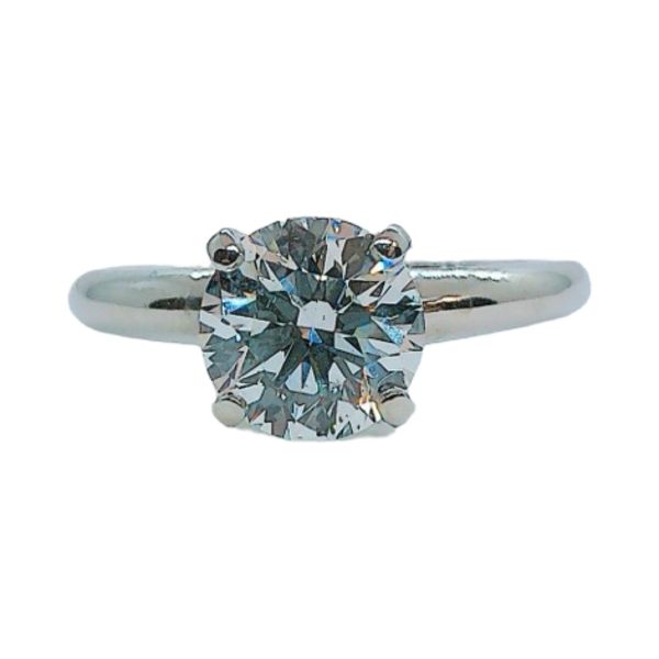 Platinum 1.15ct Round Diamond Solitaire Engagement Ring Joint Venture Jewelry Cary, NC