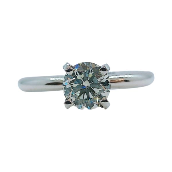 14K White Gold 0.57ct GIA Diamond Engagement Ring Joint Venture Jewelry Cary, NC
