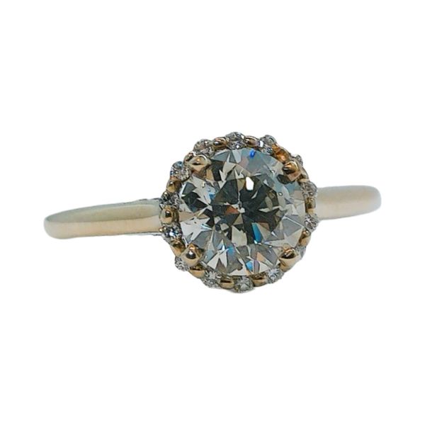 Scott Kay 14K White Gold 1.21ct Round Diamond Halo Engagement Ring Joint Venture Jewelry Cary, NC