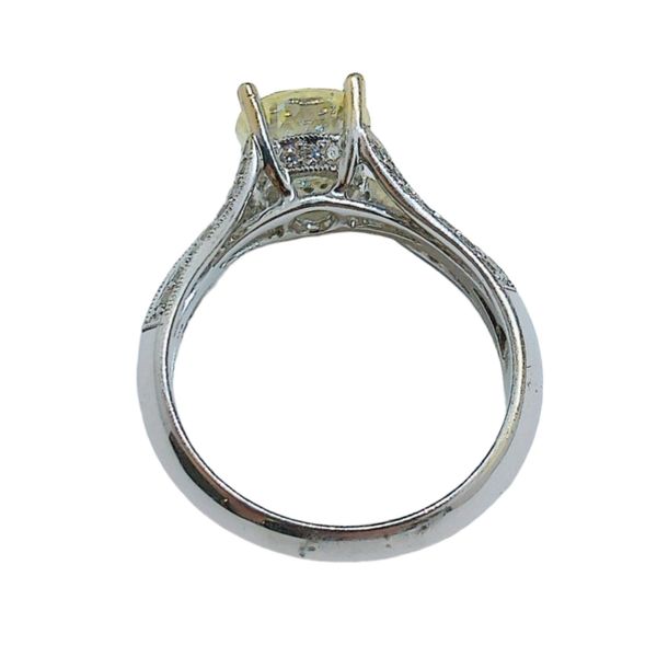 18K White Gold 1.35ct Circular Brilliant Diamond Engagement Ring Image 3 Joint Venture Jewelry Cary, NC