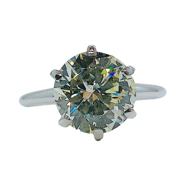 Platinum 2.02ct J SI1 Diamond Solitaire Engagement Ring Joint Venture Jewelry Cary, NC