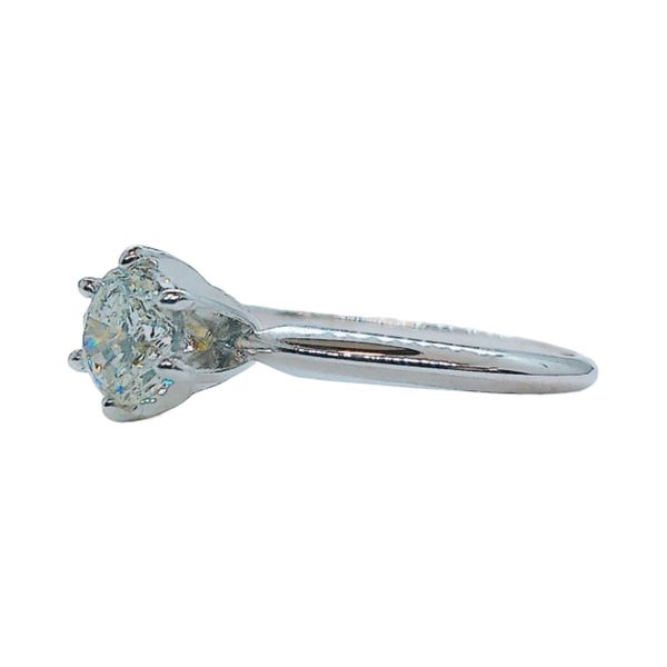 14K White Gold 0.75ct Round Brilliant Diamond Solitaire Engagement Ring Image 2 Joint Venture Jewelry Cary, NC