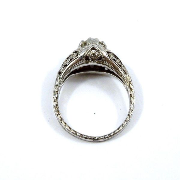 Vintage Diamond Engagement Ring. Image 3 Joint Venture Jewelry Cary, NC