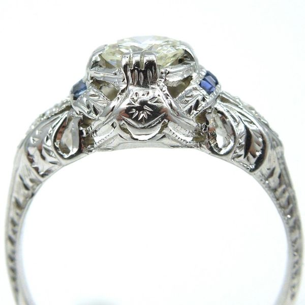 Vintage Diamond Engagement Ring Image 2 Joint Venture Jewelry Cary, NC