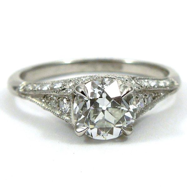 Vintage, European Cut Diamond Engagement Ring Joint Venture Jewelry Cary, NC