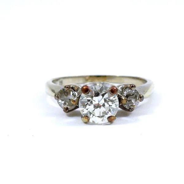 Old Mine Cut Diamond Engagement Ring Joint Venture Jewelry Cary, NC