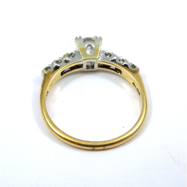Vintage Diamond Engagement Ring Image 4 Joint Venture Jewelry Cary, NC
