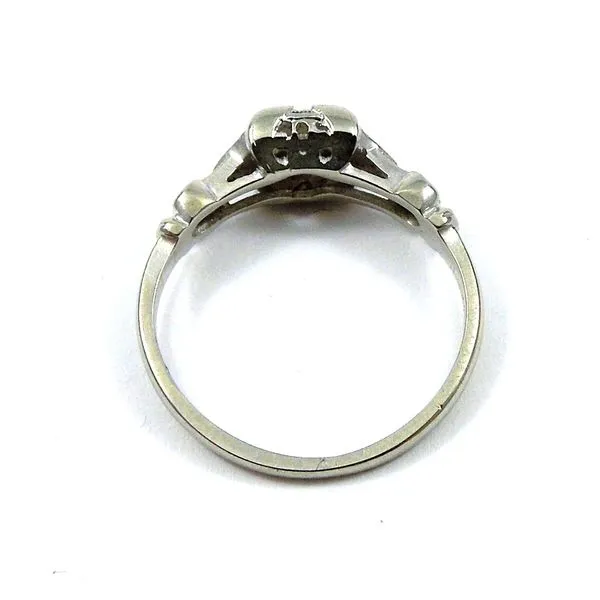 Vintage Euro Cut Diamond Engagement Ring Image 3 Joint Venture Jewelry Cary, NC