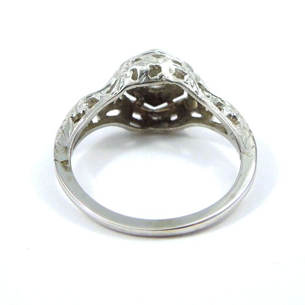 Vintage Diamond Engagement Ring Image 3 Joint Venture Jewelry Cary, NC