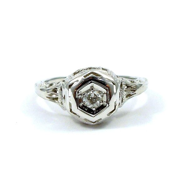 Vintage Diamond Engagement Ring 001-101-00457 Cary | Joint Venture ...
