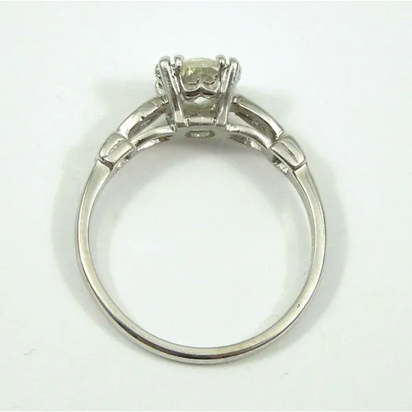 Euro Cut Diamond Engagement Ring Image 2 Joint Venture Jewelry Cary, NC