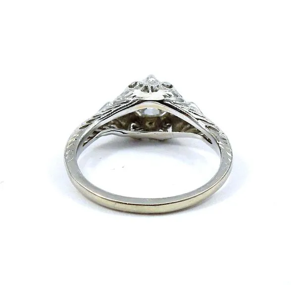 Vintage Diamond Engagement Ring Image 3 Joint Venture Jewelry Cary, NC