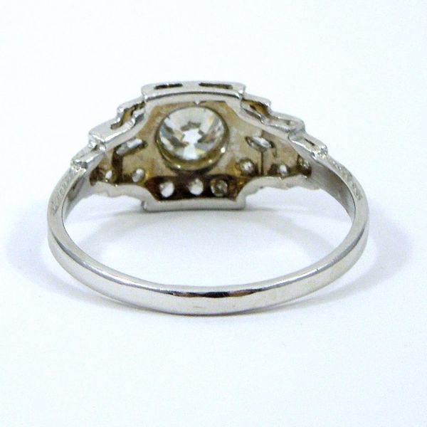 Vintage Deco Diamond Engagement Ring Image 3 Joint Venture Jewelry Cary, NC