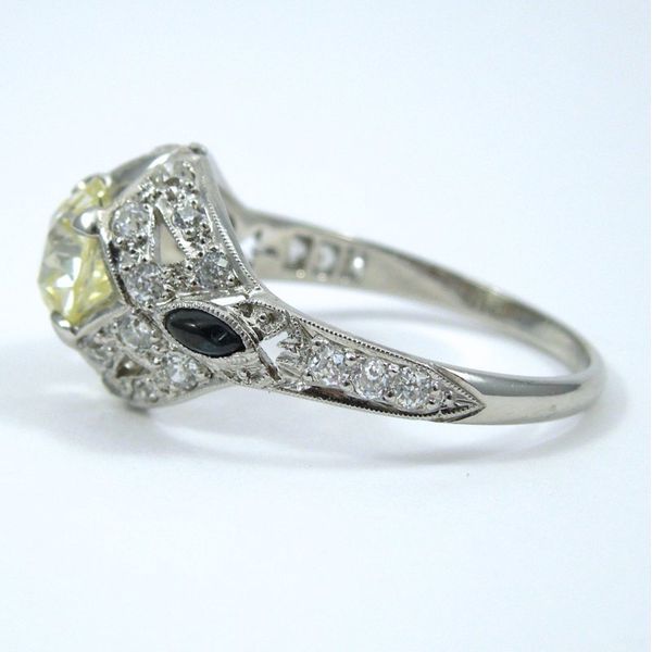 Euro Cut Diamond Engagement Ring Image 2 Joint Venture Jewelry Cary, NC