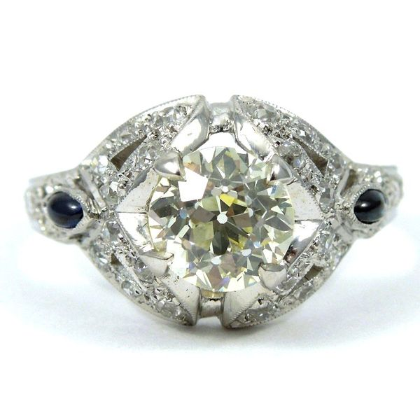 Euro Cut Diamond Engagement Ring Joint Venture Jewelry Cary, NC