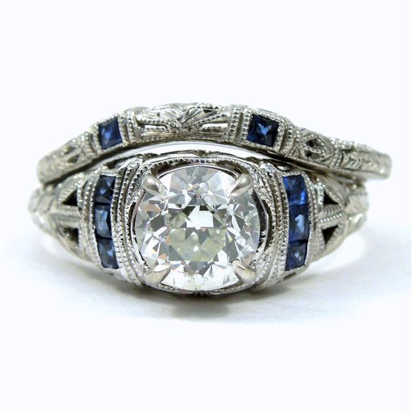 Vintage Euro Cut Diamond Engagement Ring Joint Venture Jewelry Cary, NC