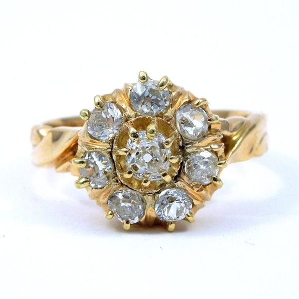 Vintage Mine Cut Diamond Ring Joint Venture Jewelry Cary, NC