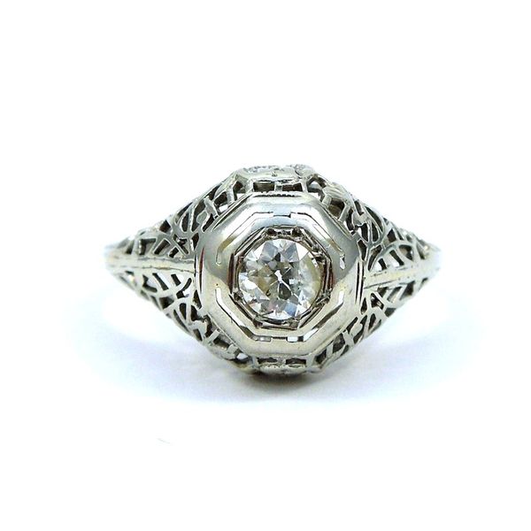 Vintage Euro Cut Diamond Engagement Rig Joint Venture Jewelry Cary, NC