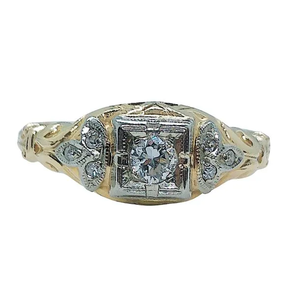 Vintate Diamond Engagement Ring Joint Venture Jewelry Cary, NC