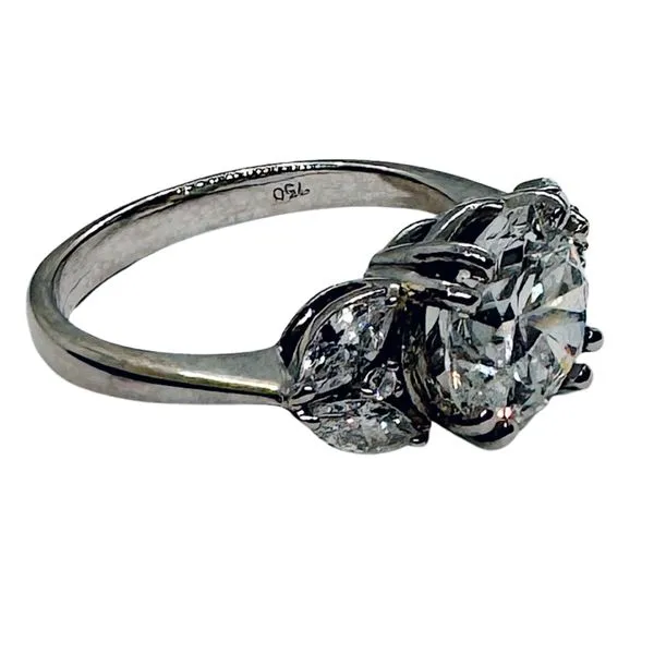 Euro Cut Diamond Engagement Ring Image 2 Joint Venture Jewelry Cary, NC