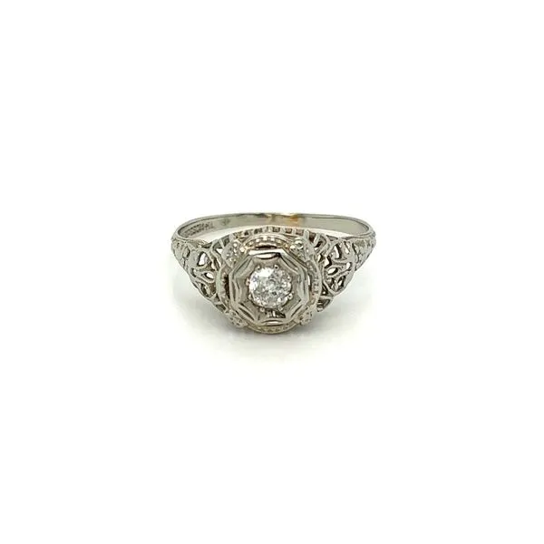 Art Deco Antique Diamond Engagement Ring Joint Venture Jewelry Cary, NC