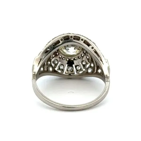 European Cut Diamond Engagement Ring Image 3 Joint Venture Jewelry Cary, NC
