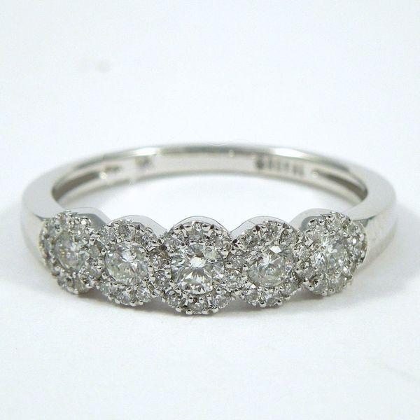 Cluster Diamond Wedding Band Joint Venture Jewelry Cary, NC