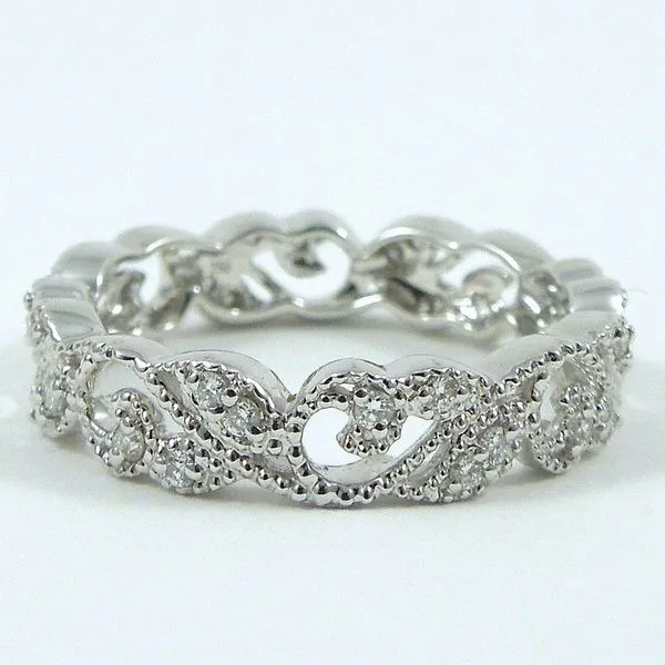 Scroll Design Wedding Band Joint Venture Jewelry Cary, NC