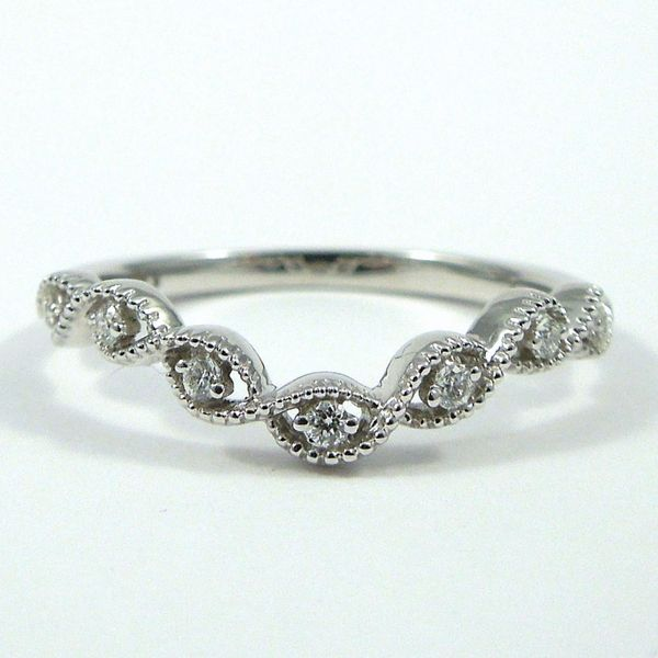 Diamond Contour Wedding Band Joint Venture Jewelry Cary, NC