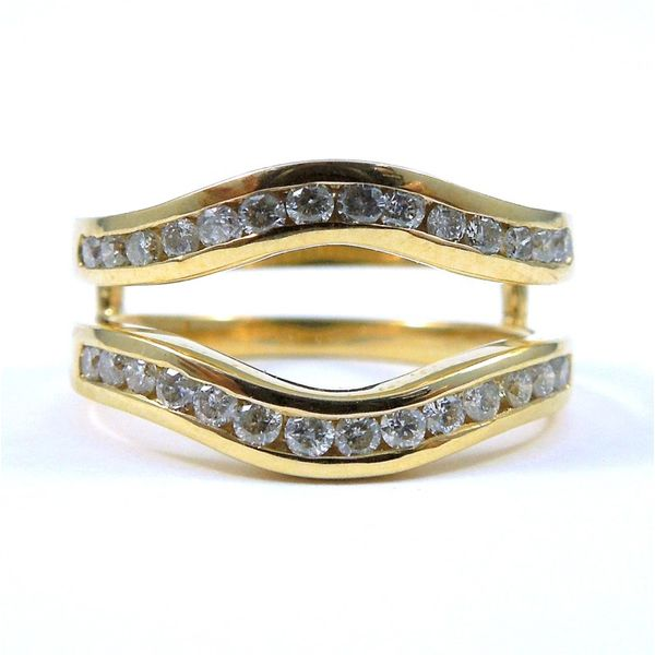 Diamond Cured Insert Wedding Band Joint Venture Jewelry Cary, NC